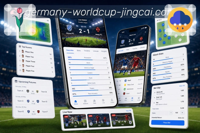 世界杯竞猜 体育赛事 APP 多端访问界面
